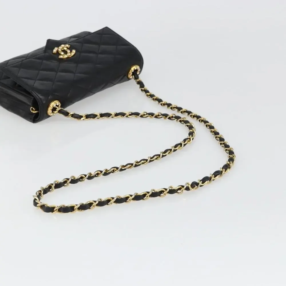 Chanel Matelasse Bijoux Chain Shoulder Bag Black